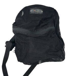 OGIO Sport Mesh Backpack Transparent Black Gym School Travel Bag Y2K Revival